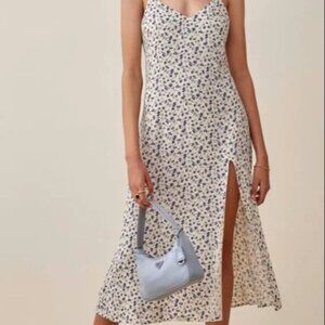 Reformation Crimini Midi Slip Dress with Gorgeous Slit
